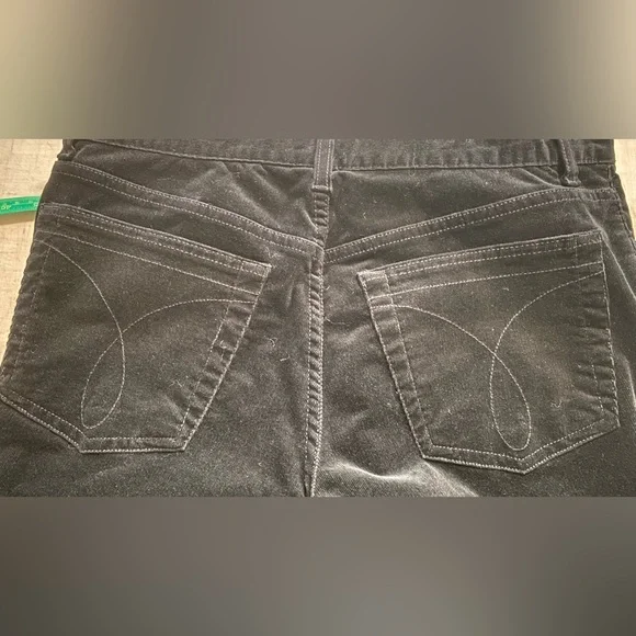 Calvin Klein women’s Jeans Black Corduroy size 10 - Picture 6 of 8
